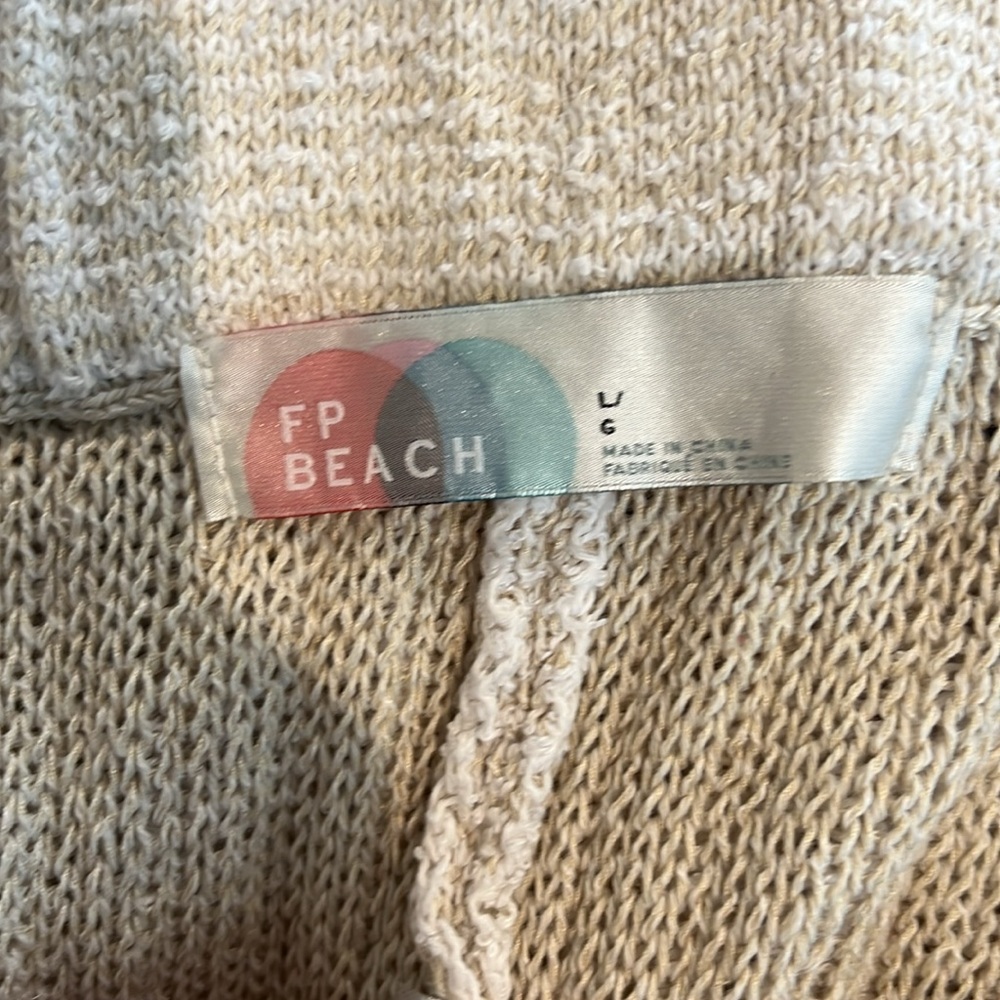 Free People Beach Waffle Knit Wide Leg Pants - Picture 4 of 5